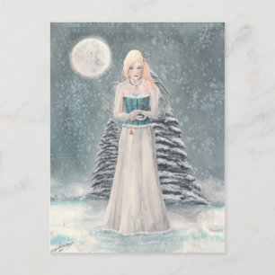 Winter Blues Postcard