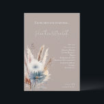 Winter Boho Floral Wedding | Beige Programme<br><div class="desc">Help guests follow along with your special day in style with this Beige Winter Boho Floral Wedding Program. Adorned with soft watercolor flowers and elegant winter botanical accents, this design features the bride and groom’s names in flowing elegant script, paired with clearly presented wedding ceremony details. Perfect for winter weddings,...</div>