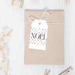 Winter Boho Noel Dots Christmas Gift Tags<br><div class="desc">Add your own message to customise this adorable gift tag. Makes a perfect addition to a gift.</div>