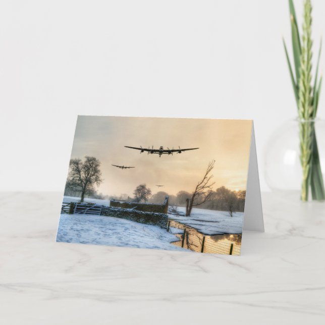 Winter Bombers Holiday Card (Front)