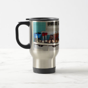 Winter Boots All in a Row - Martha's Vineyard Travel Mug