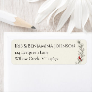 Winter Botanica Cardinal Elegant Minimalist