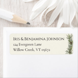 Winter Botanica Vertical Evergreen Elegant        