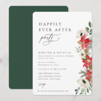 Winter Botanical Floral Happily Ever After Party