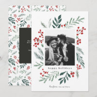 Winter Botanicals Christmas Photo Classic Colours