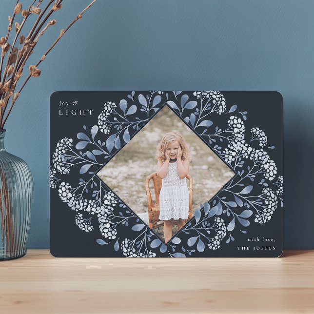 Winter Bouquet | Hanukkah Photo Holiday Card (Creator Uploaded)