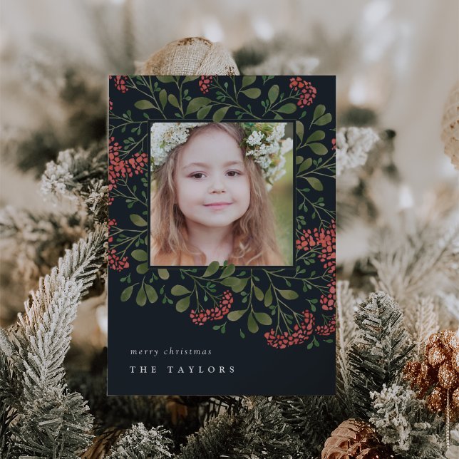 Winter Bouquet | Holiday Photo Card (Creator Uploaded)