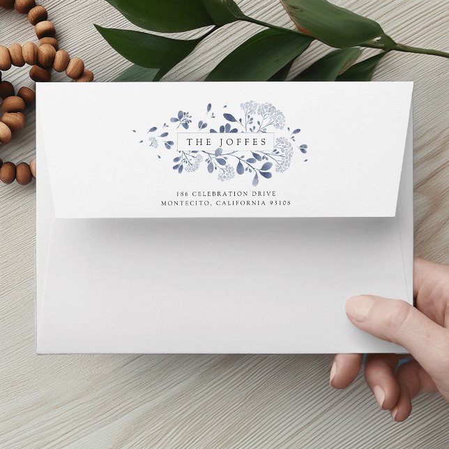 Winter Bouquet Return Address 5x7 Envelope (Creator Uploaded)