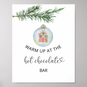 Winter branch - Up at the Hot Chocolate bar Poster