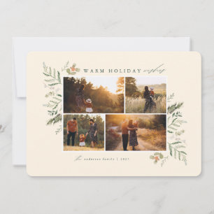 Winter Branches Holiday Photo Card