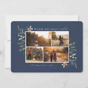 Winter Branches Holiday Photo Card