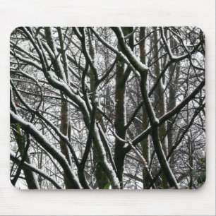Winter Branches Mouse Mat