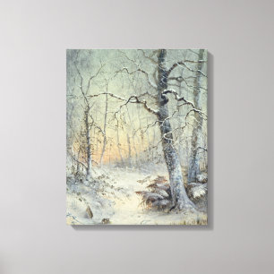 Winter Breakfast Canvas Print