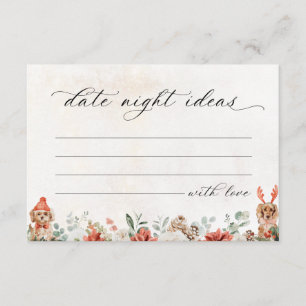 Winter Bridal Shower Enclosure Card