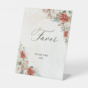 Winter Bridal Shower Favour Sign
