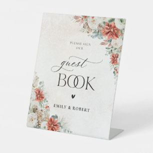 Winter Bridal Shower Guest Book Sign