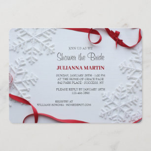 Winter Bridal Shower Invitation