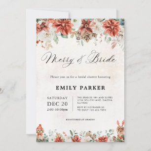 Winter Bridal Shower Invitation