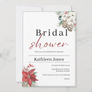 Winter Bridal Shower Invitation