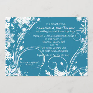 Winter Bridal Shower Invitation