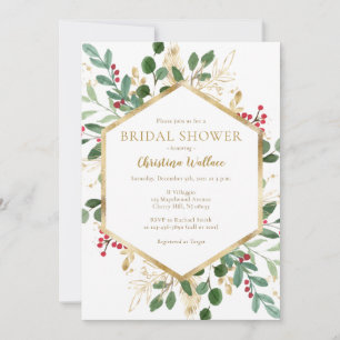 Winter Bridal Shower Invitations