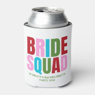 Winter Bride Squad Bachelorette Party Can Cooler