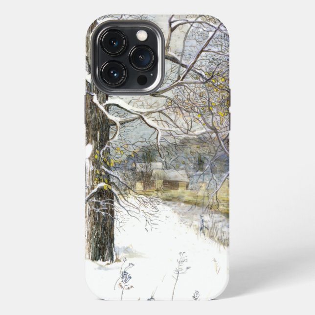 winter bridge iPhone case (Back)