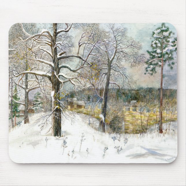 winter bridge mouse mat (Front)