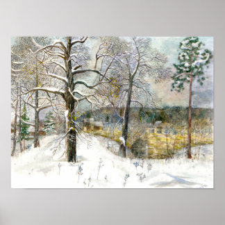 winter bridge poster