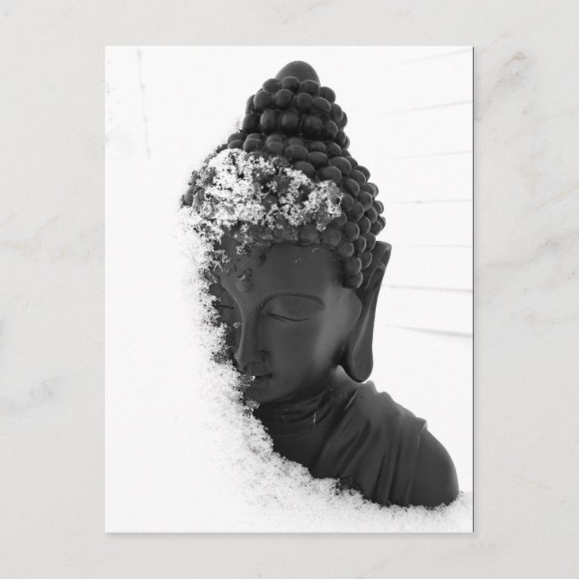 Winter Buddha Postcard (Front)