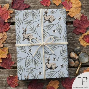 Winter Bunnies Holiday Wrapping Paper