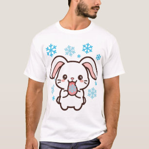 Winter Bunny Snow Christmas T-Shirt