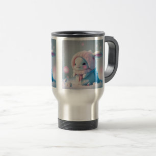 Winter Bunny Travel/Commuter Mug, 15 oz  Travel Mug