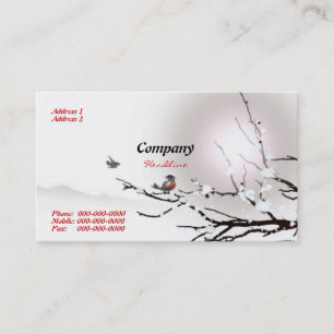 Winter Business Card