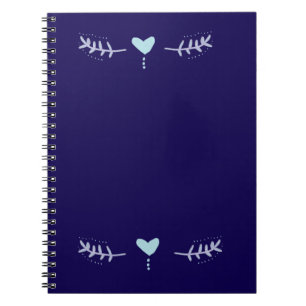 winter butterfly notebook