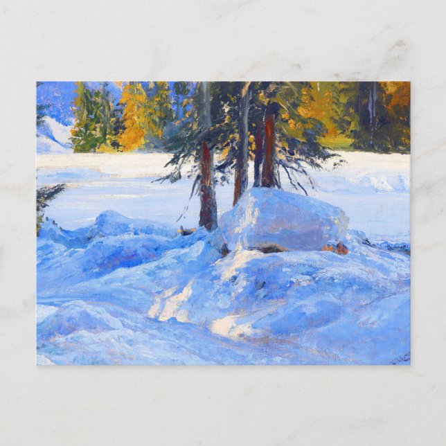 Winter by Edward Theodore Compton Postcard (Front)