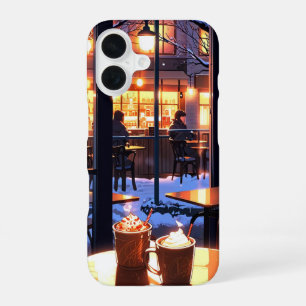 Winter Café Vibes iPhone 16 Case