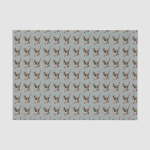 WINTER CALICO CAT Tissue Paper