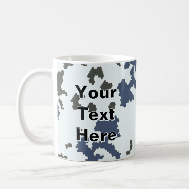 Winter Camouflage Coffee Mug (Left)