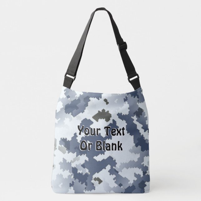 Winter Camouflage Crossbody Bag (Front)