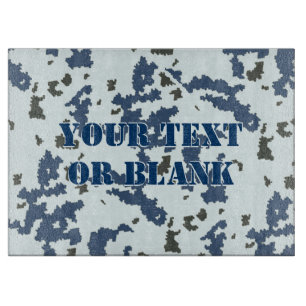 Winter Camouflage Cutting Board