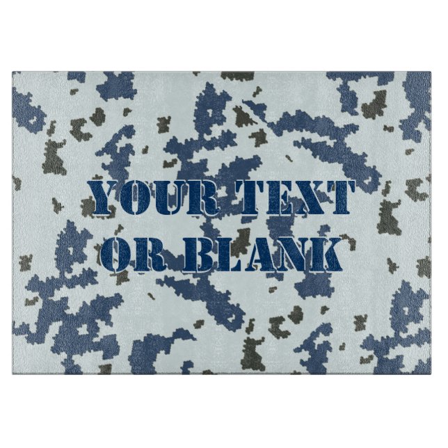 Winter Camouflage Cutting Board (Front)