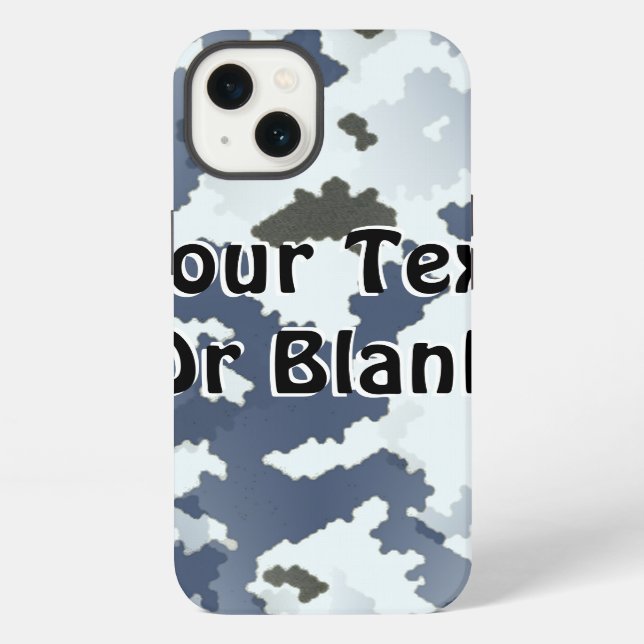 Winter Camouflage iPhone Case (Back)