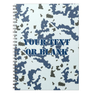 Winter Camouflage Notebook
