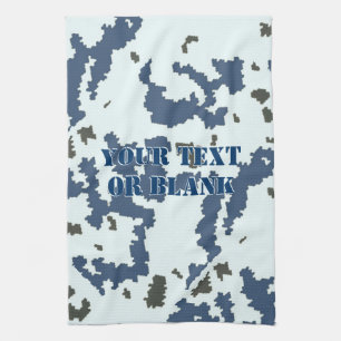 Winter Camouflage Tea Towel