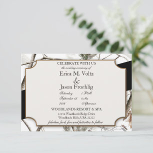 Winter Camouflage Wedding Invitation
