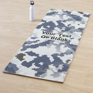 Winter Camouflage Yoga Mat