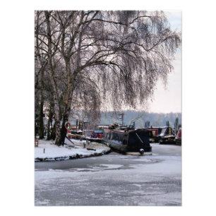 WINTER CANAL PHOTO PRINT