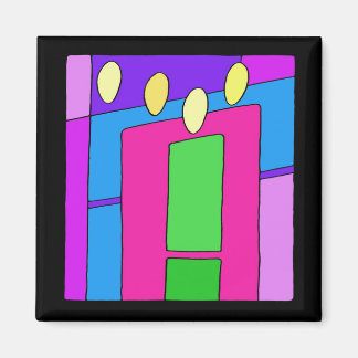 Winter Candles Magnet