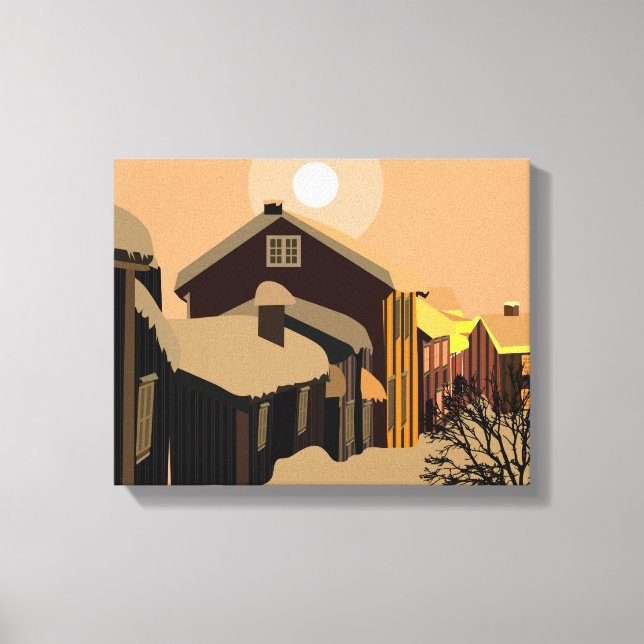 winter canvas print (Front)